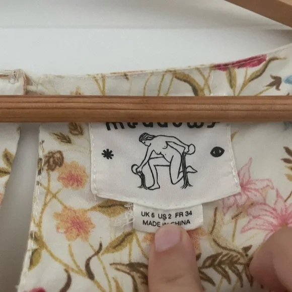 Meadows Marigold Maxi Dress Meadow Flowers Cream - Picture 10 of 13